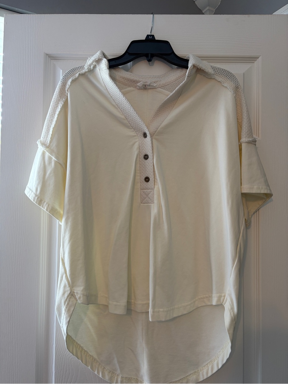 Fantastic Fawn Cream Short-Sleeve Top